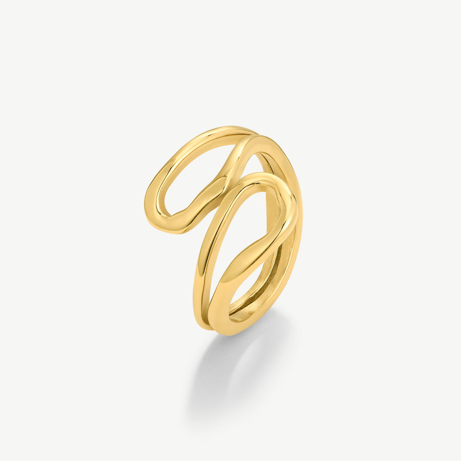 Outlined Wrap Ring