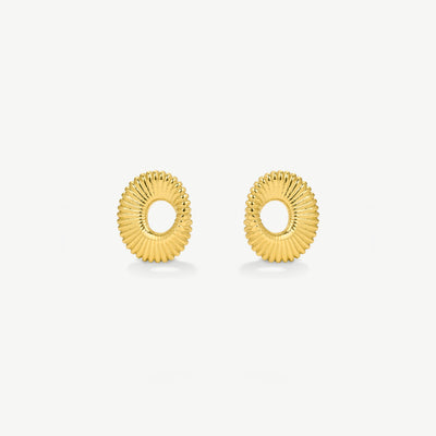 Ribbed Twist Mini Studs