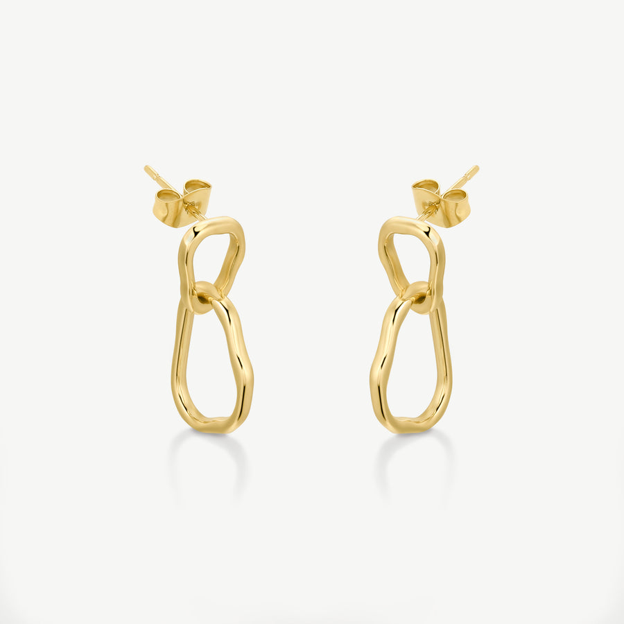 Outlined Drop Earrings