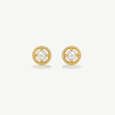 Vintage Pearl Mini Studs