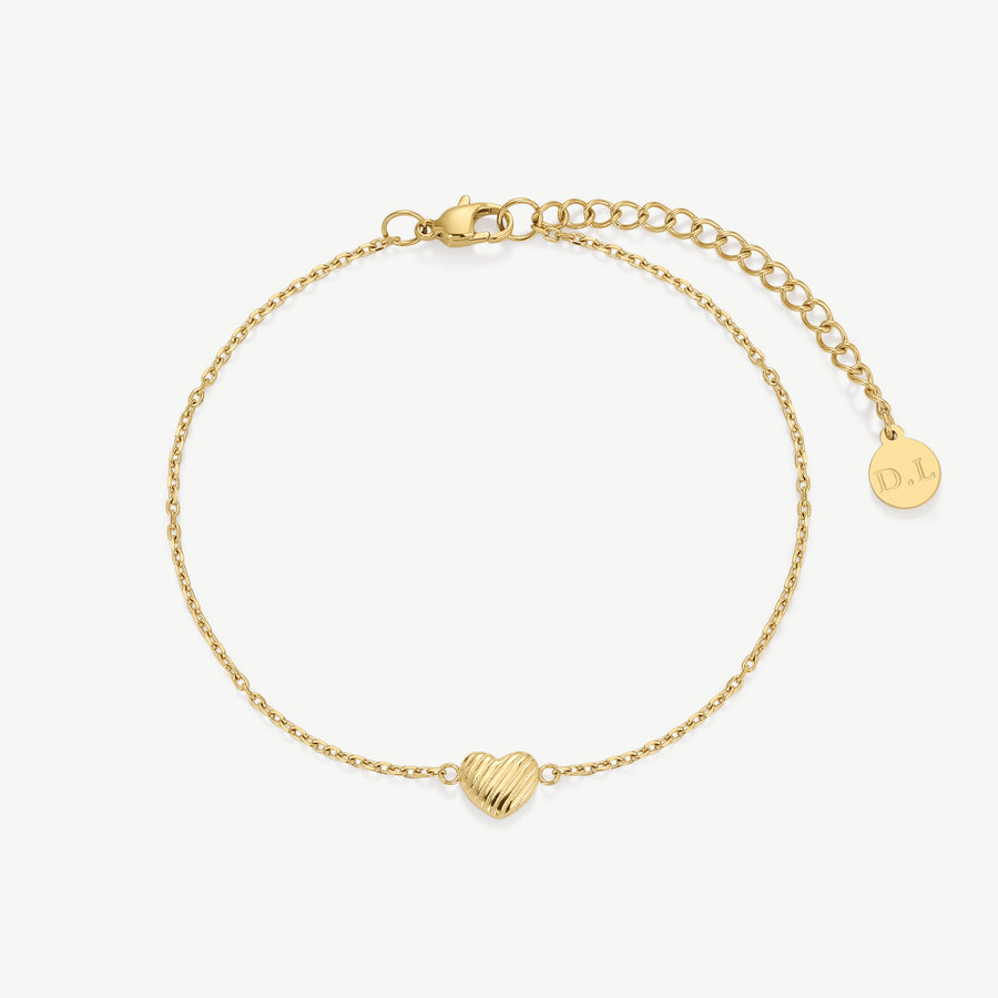 Bridesmaid Dainty Heart Bracelet