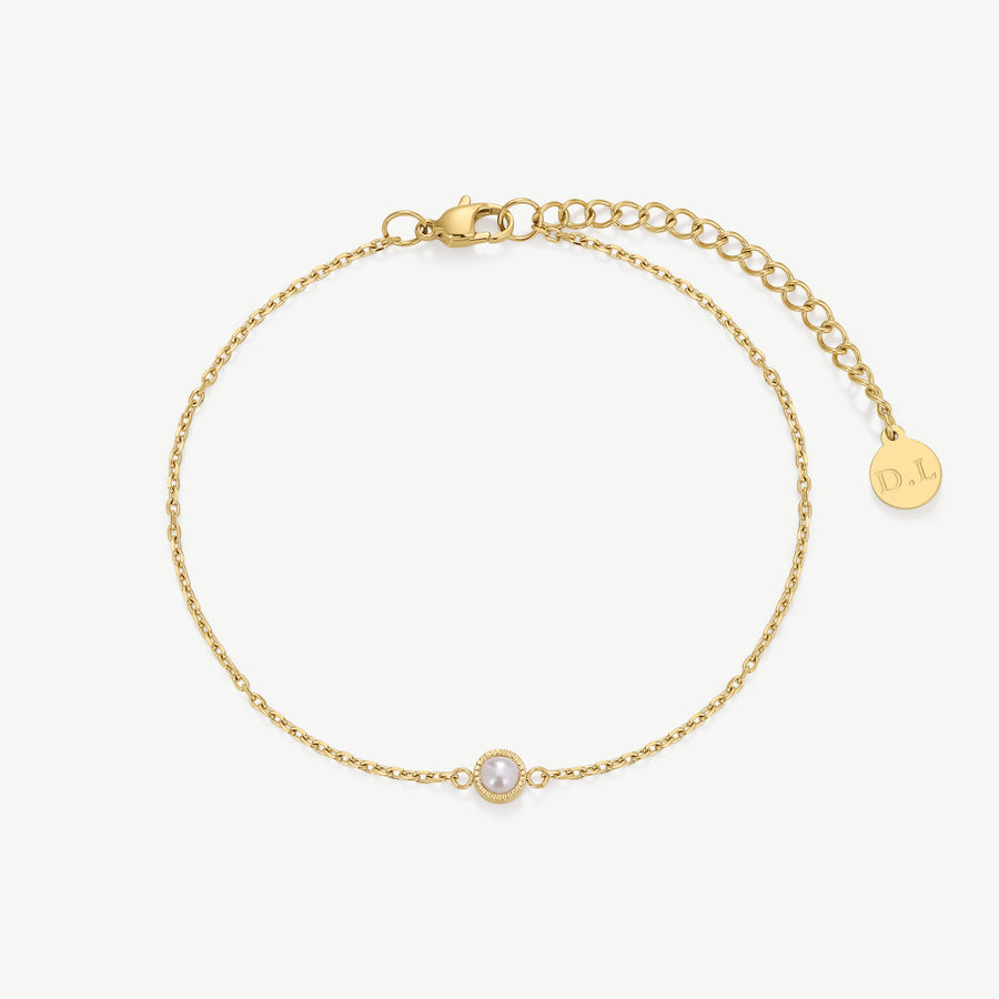 Bridesmaid Dainty Pearl Bracelet