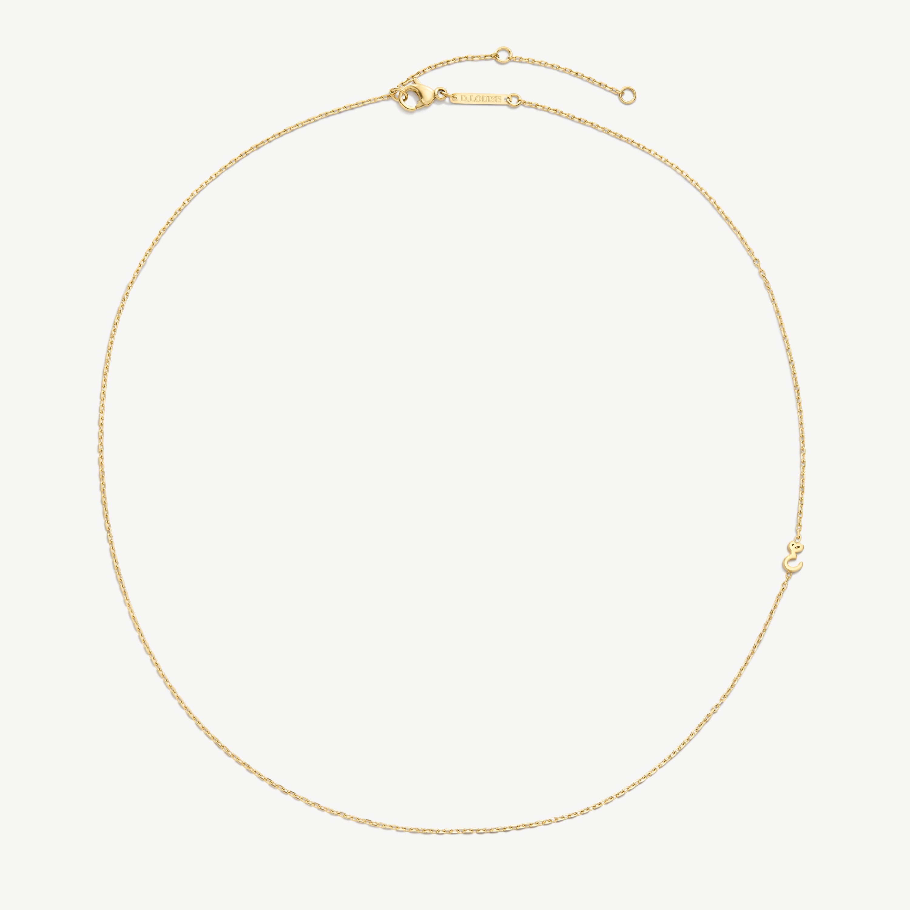 Initial Chain Necklace