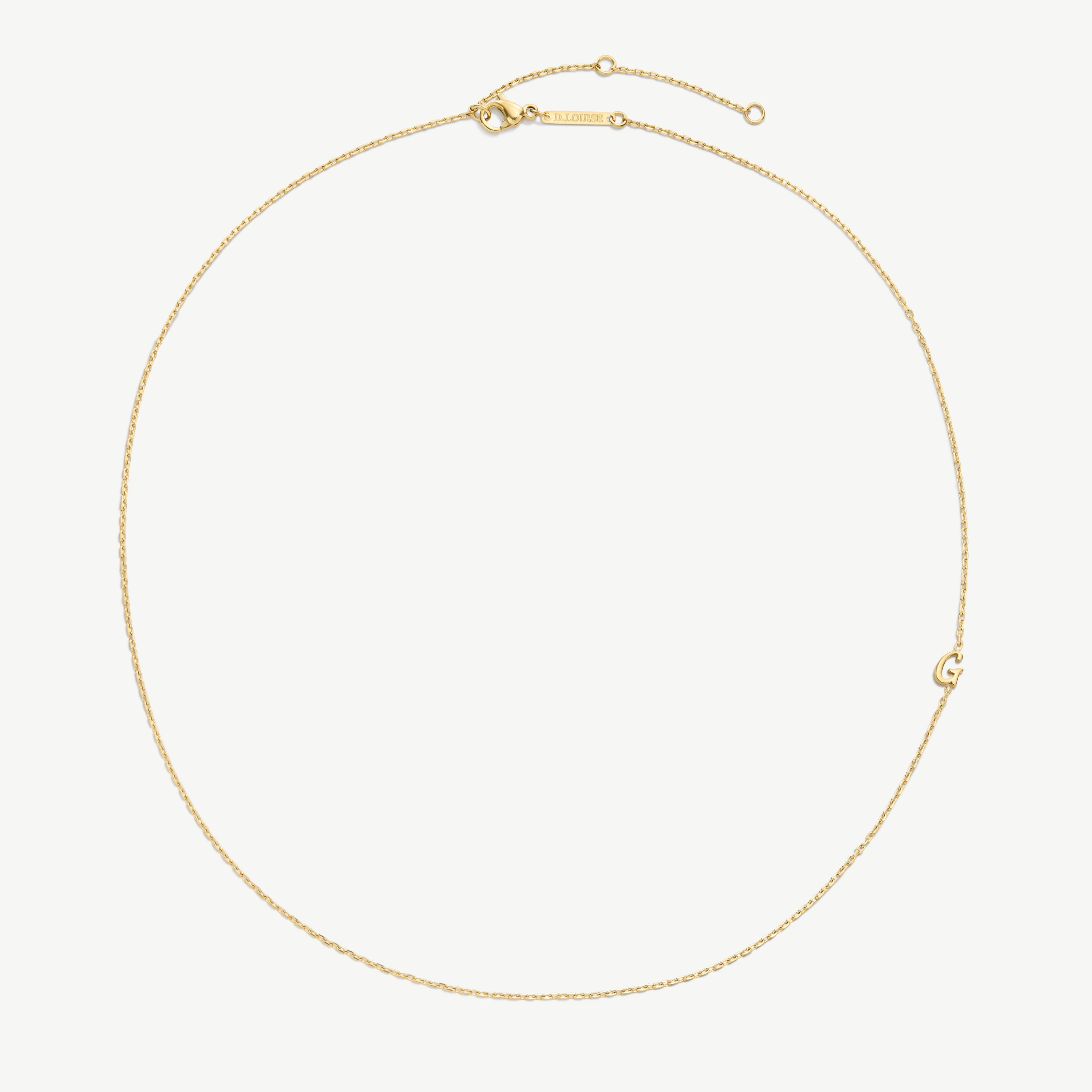 Initial Chain Necklace