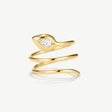 Snake Intertwined Ring