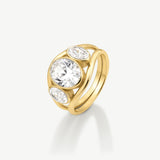 Bezel Trilogy Ring