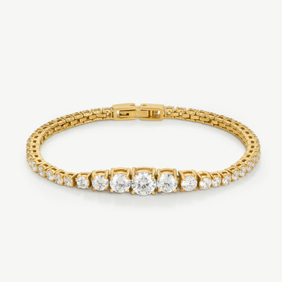 Luxe Graduated Tennis Bracelet