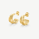 Intertwined Mini Hoops