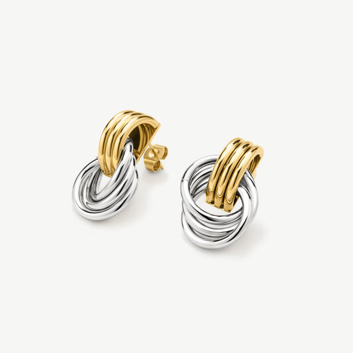 Knot Statement Studs Bi-Metal