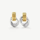Knot Statement Studs Bi-Metal