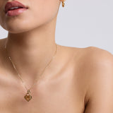 Heart Padlock Pendant Charm