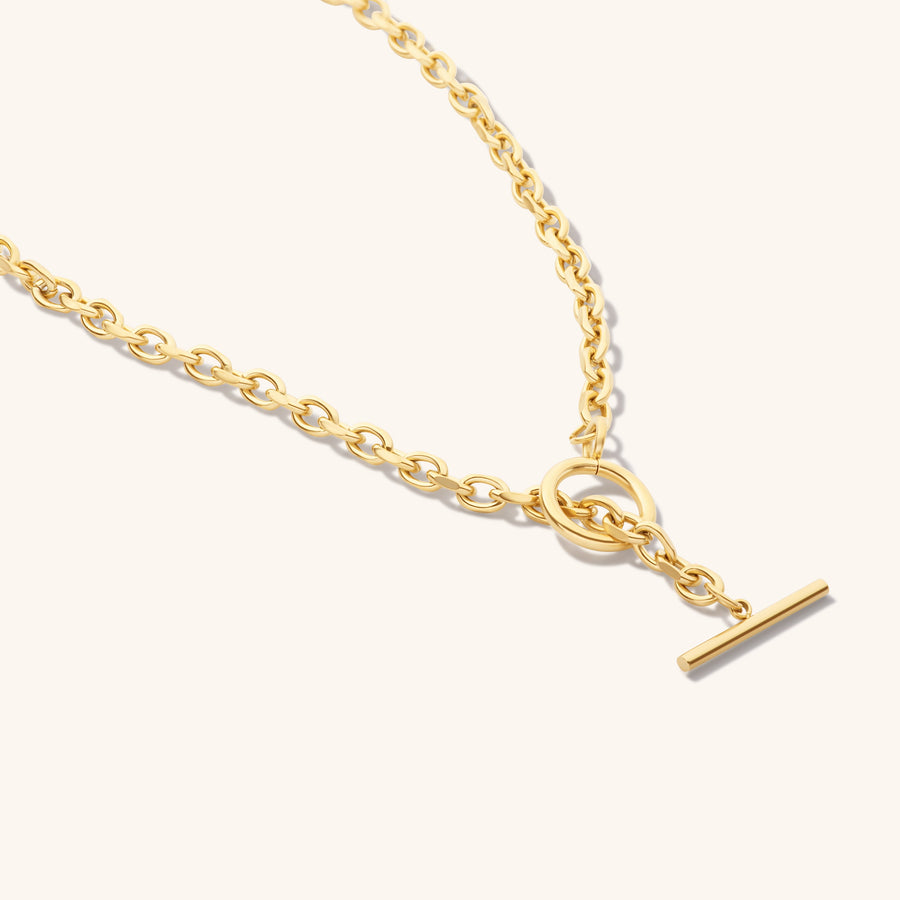 Cuban T Bar Necklace