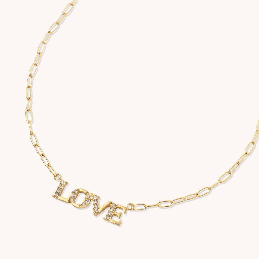 LOVE Pavé Necklace