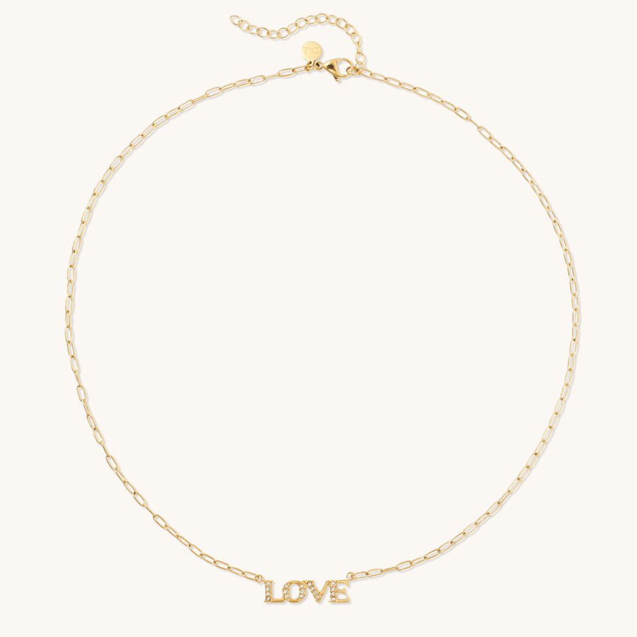 LOVE Pavé Necklace