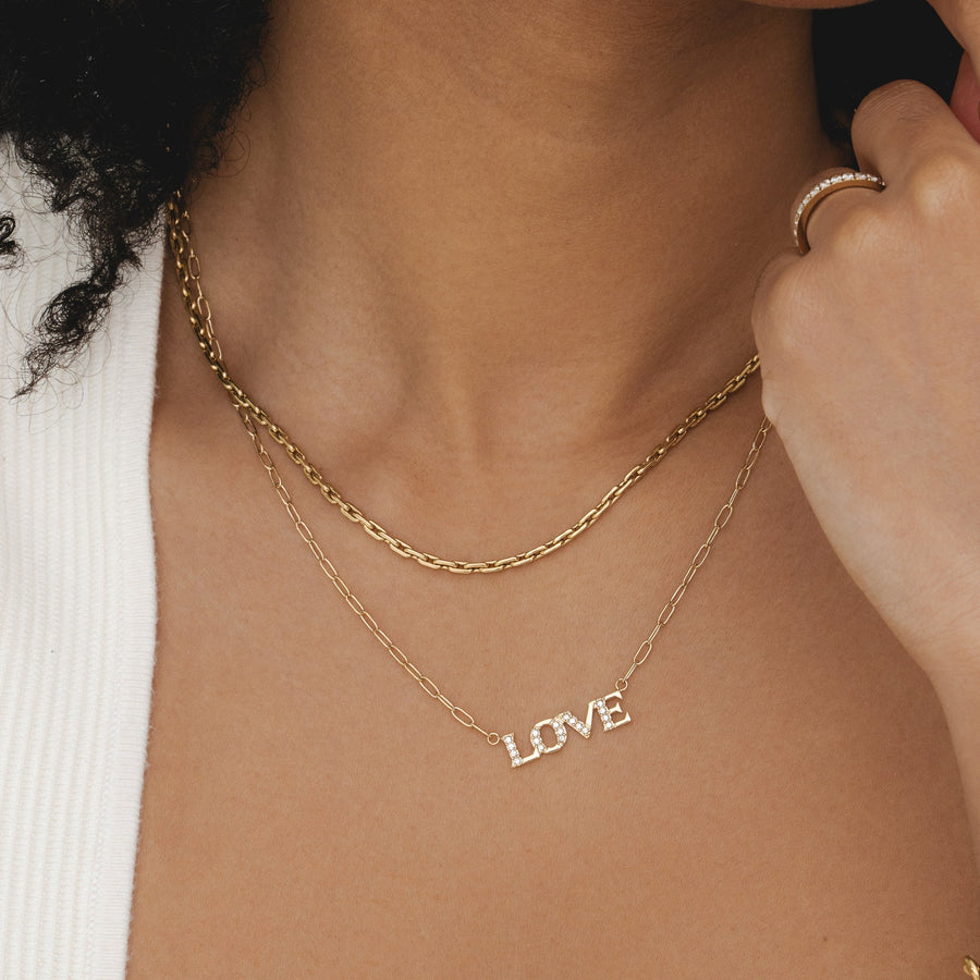 LOVE Pavé Necklace