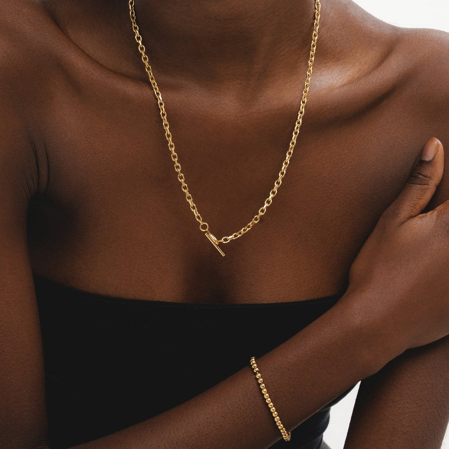 Cuban T Bar Necklace