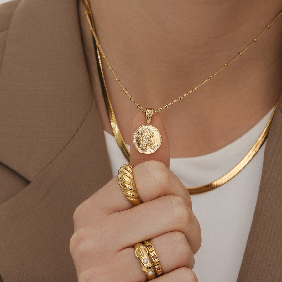 St. Christopher Necklace - Stay Safe Wherever You Go