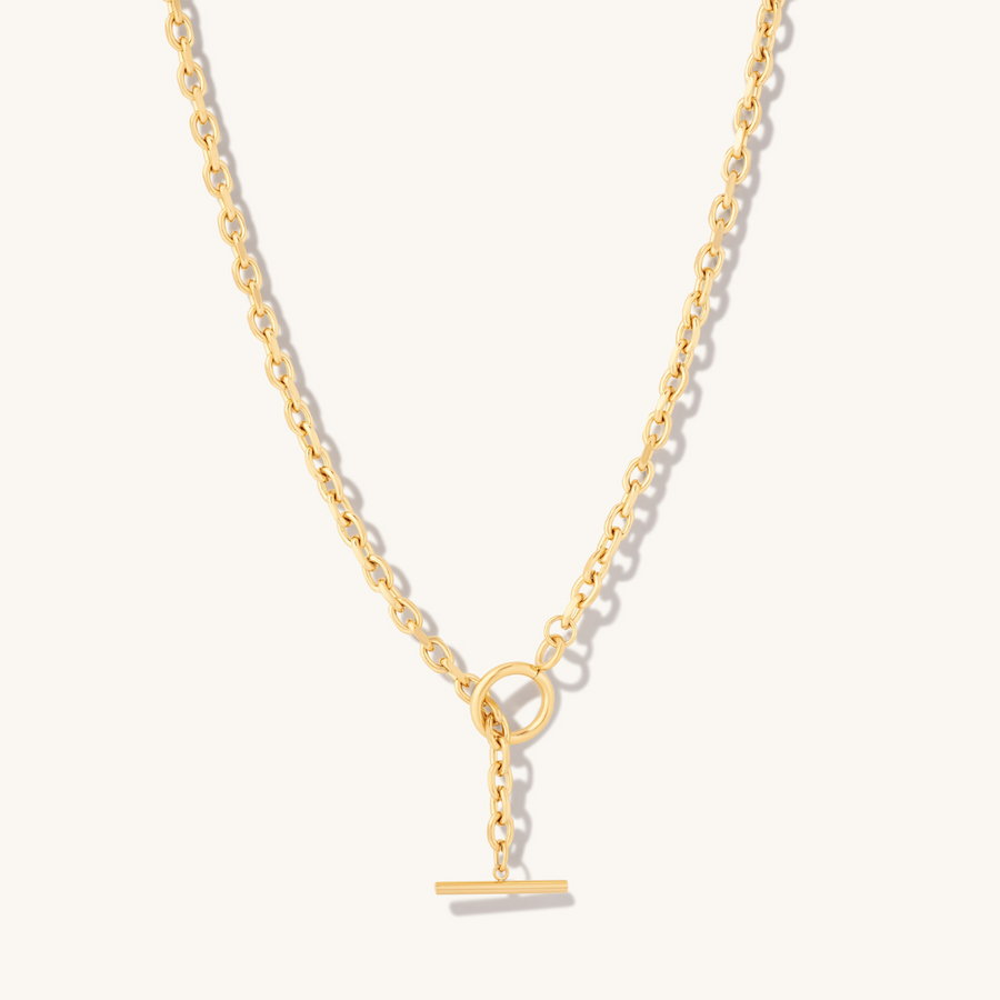 Cuban T Bar Necklace