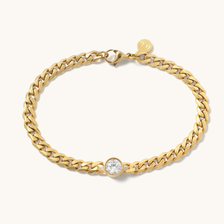 CZ Cuban Chain Anklet