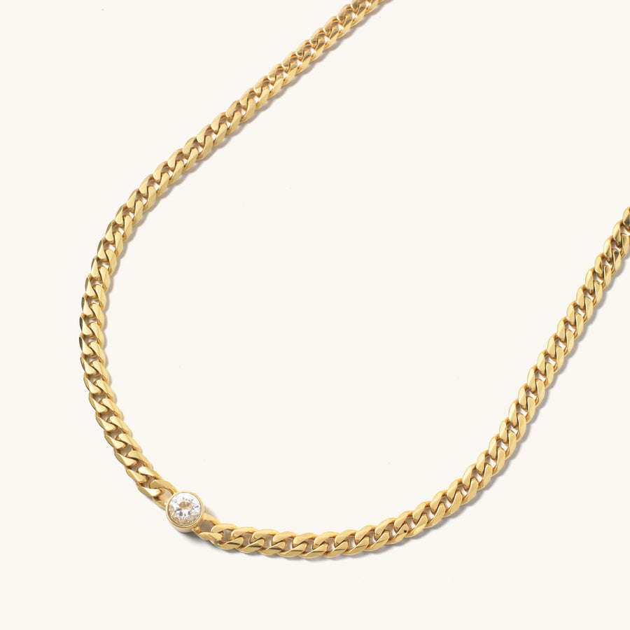 CZ Cuban Chain Necklace